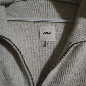 aerie cozy up quarter zip